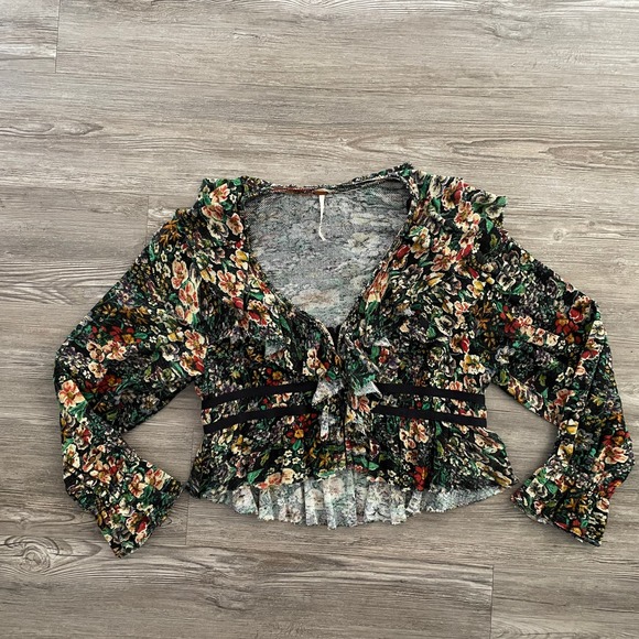 Free People Rudi Ruffle Top - Picture 2 of 7